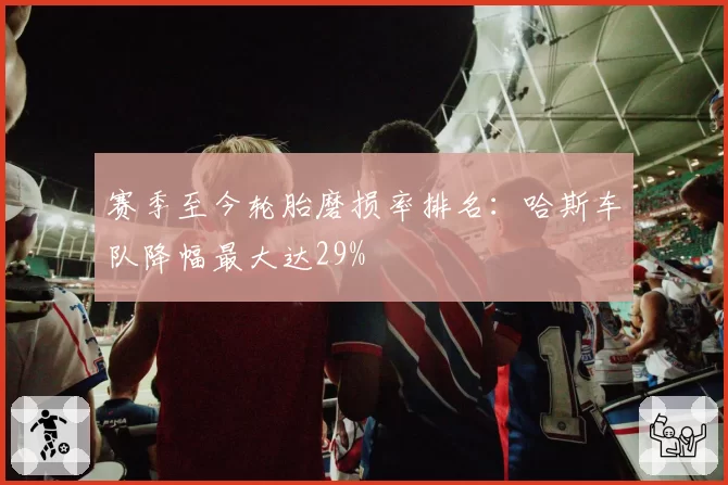 赛季至今轮胎磨损率排名：哈斯车队降幅最大达29%